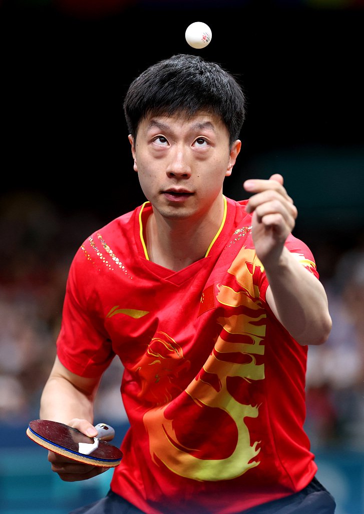 中国队完胜奥地利队，马龙带队取胜